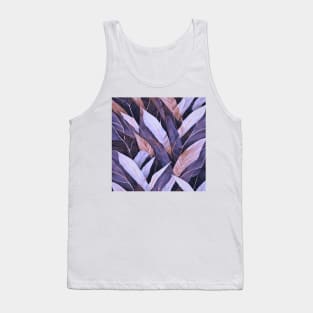 Abstract leaves pattern Tank Top